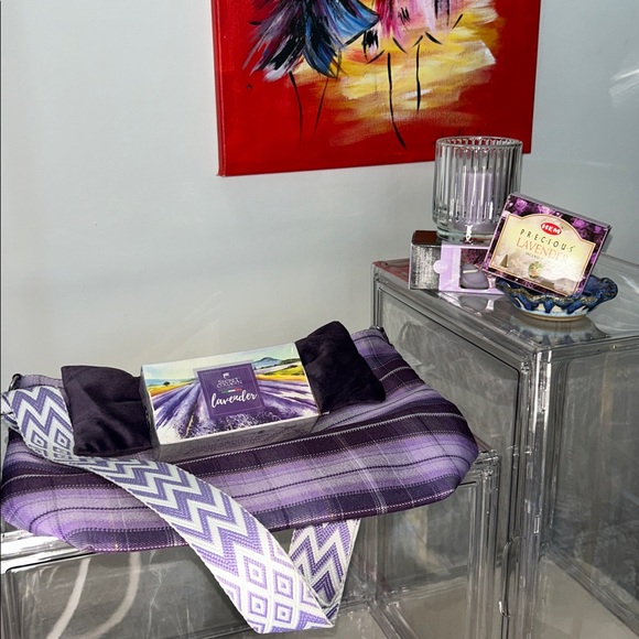 Meiduola Lavender Tote Bag 12.75”x 9.75” with Lavender Serenity Essentials New - Picture 7 of 9